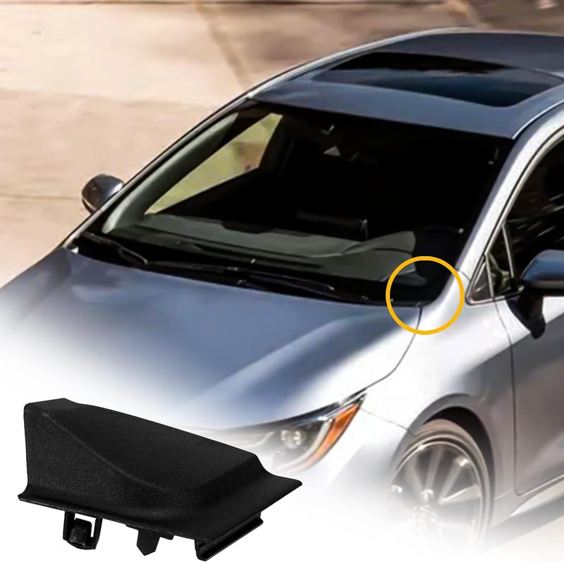 KH866 1 Pair Front Left and Right Window Windshield Side Spoiler Cover Cap Replacement for Toyota Corolla 2020 2021 2022 - Image 5